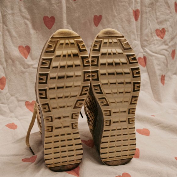 Cestfini High Heel Wedge Sneakers - Gold - Picture 4 of 5